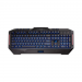 Asus Cerberus USB Membrane Gaming Keyboard With Red And Blue Backlight (Black)