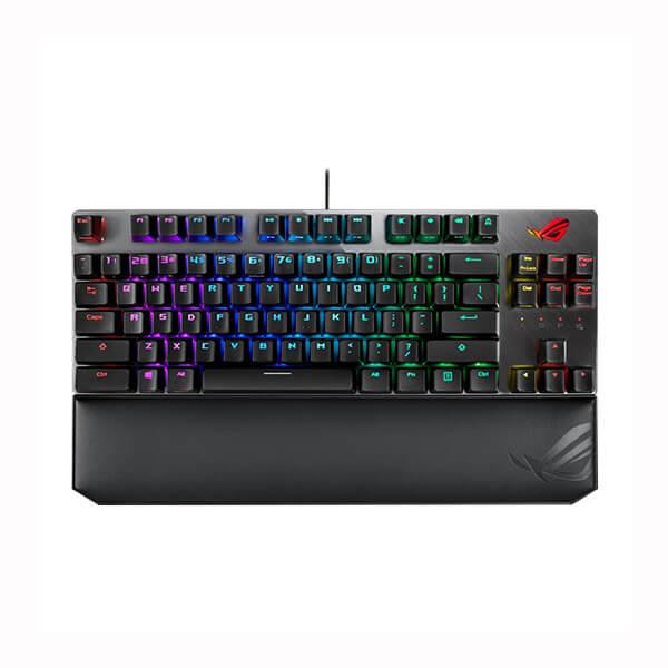 Asus ROG Strix Scope TKL Deluxe Mechanical Gaming Keyboard Cherry MX RGB Red Switches With RGB Backlight
