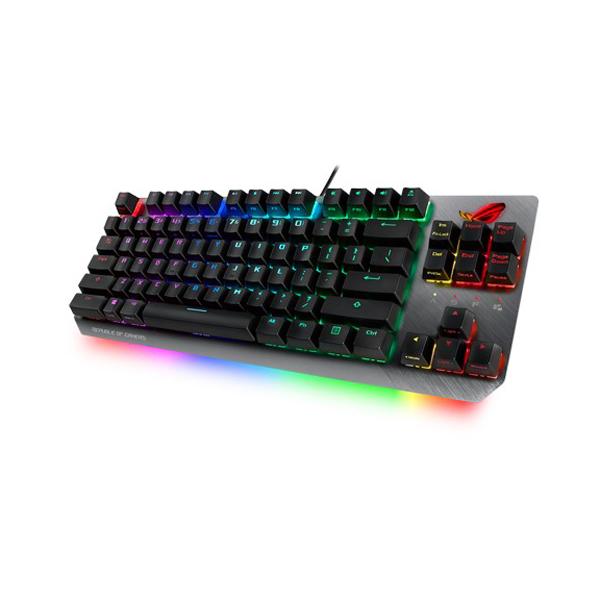 Asus ROG Strix Scope TKL Mechanical Gaming Keyboard Cherry MX RGB Red Switches