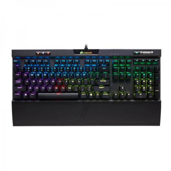 Corsair K70 RGB MK.2 Rapidfire Mechanical Gaming Keyboard with Cherry MX Speed Switches (Black)