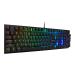 Corsair K60 RGB Pro Mechanical Gaming Keyboard Cherry Viola Switches with RGB Backlight - Black (CH-910D019-NA)