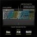 CORSAIR K100 RGB Optical-Mechanical Gaming Keyboard with OPX RGB Key switches (Black)