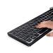Fingers Magnifico MoonLit Keyboard With White LED Backlight (Black)