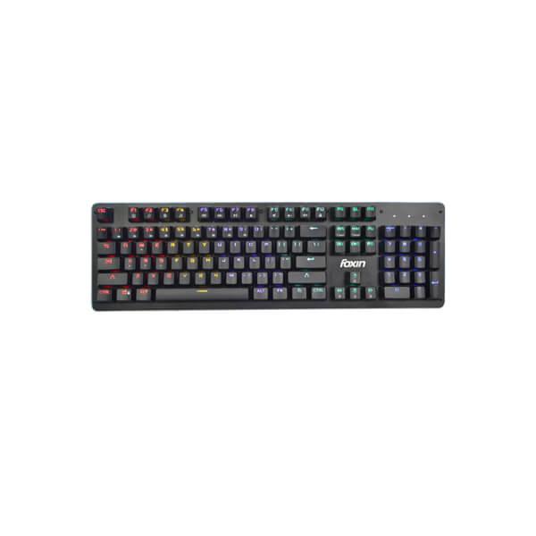 Foxin FMK-1001 Mechanical Gaming Keyboard Outemu Blue Switches With RGB Backlight
