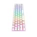 Gamdias Hermes E3 White Mechanical Gaming Keyboard Red Switch With RGB Backlight 