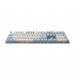 Gamdias Hermes M5 Mechanical Gaming Keyboard Blue Switch With Ice-Blue LED Backlight and White & Blue Keycaps