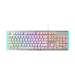 Gamdias Hermes M6 Mechanical Gaming Keyboard Blue Switches with Multi Color Backlight (White)
