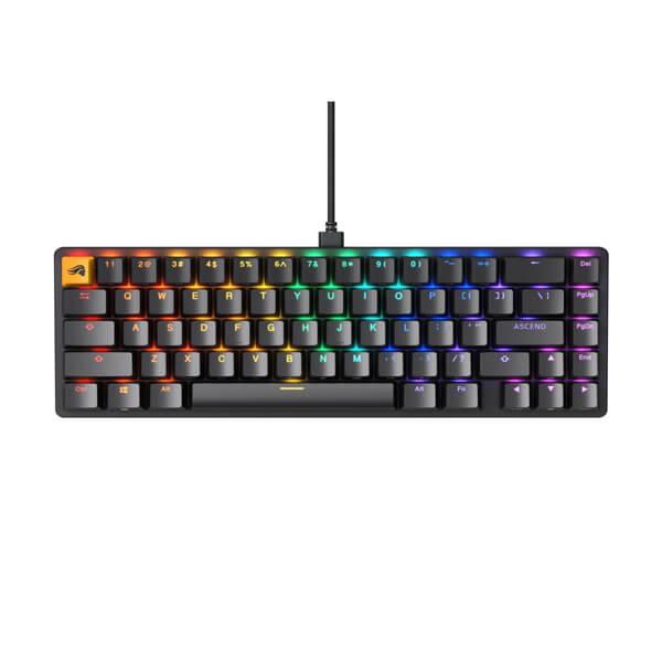 Glorious GMMK 2 Compact Mechanical Gaming Keyboard Fox Linear Switches (Black)