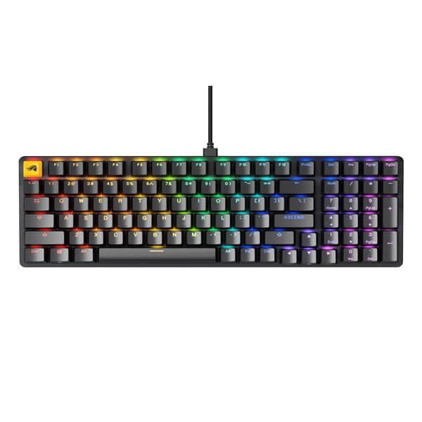 Glorious GMMK 2 96% Black Edition Mechanical Gaming Keyboard Glorious Fox Linear Switches with RGB Backlight (GLO-GMMK2-96-FOX-B)