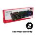 HyperX Alloy Origins - Mechanical Gaming Keyboard, RGB, HyperX Red Mechanical Switches, Compact, Portable, Durable Aluminum Body, Adjustable Feet, Advance Customization, HyperX Ngenuity Software, Onboard Memory, Black (4P4F6AA-ABA)