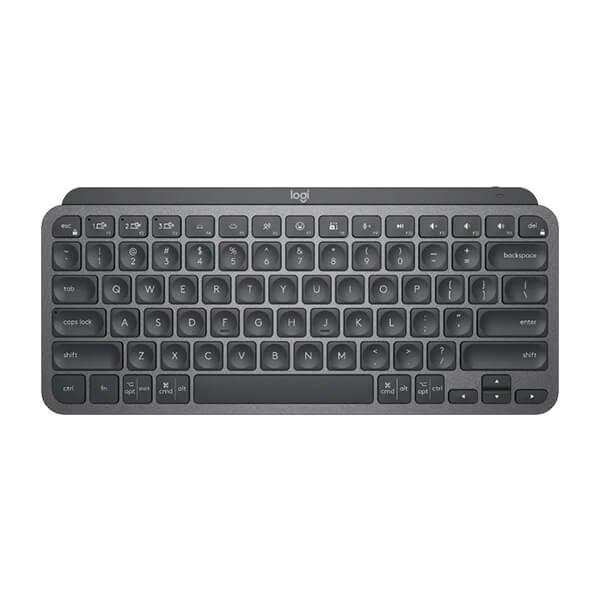 Logitech MX Keys Mini Graphite Wireless Keyboard with White Led Backlight