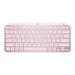Logitech MX Keys Mini Rose Wireless Keyboard with White Led Backlight