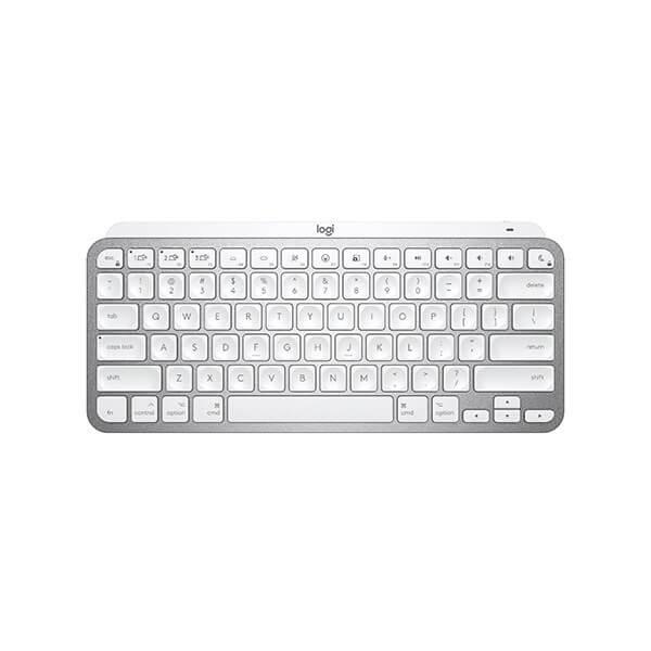 Logitech MX Keys Mini For Mac Wireless Keyboard (Pale Grey)