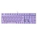 Rapoo V500 Pro Mechanical Gaming Keyboard With White LED Backlight (Purple)