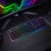 Razer Huntsman Elite Opto Mechanical Gaming Keyboard Light and Clicky Optical Purple Switches