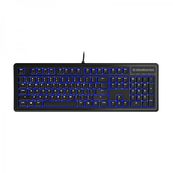 SteelSeries Apex 100 Gaming Keyboard Quick Tension Membrane Switch With Blue Led Backlight