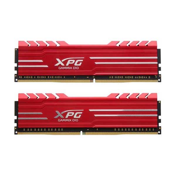 Adata AX4U266638G16-DRG  Desktop Ram XPG Gammix D10 Series 16GB (8GBX2) DDR4 2666MHz Red