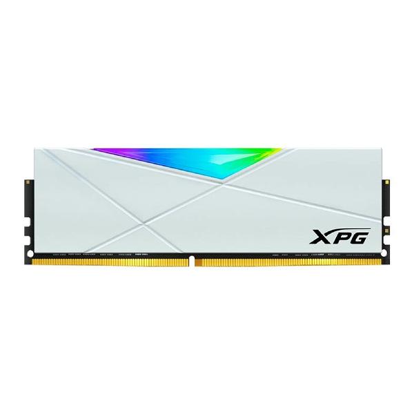 Adata AX4U320016G16A-SW50 Desktop Ram XPG Spectrix D50 RGB Series 16GB (16GBx1) DDR4 3200MHz White
