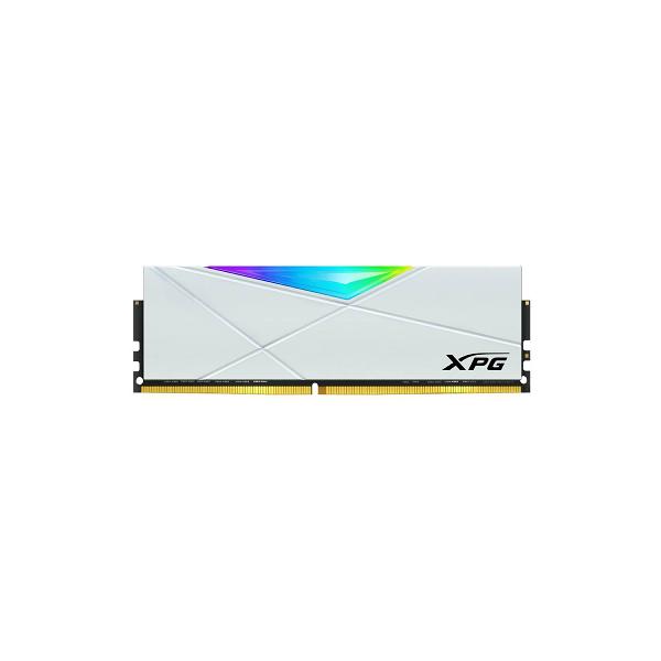 Adata AX4U3200716G16A-SW50 Desktop Ram XPG Spectrix D50 RGB Series 16GB (16GBx1) DDR4 3200MHz White