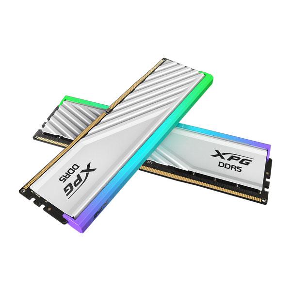 Adata XPG Lancer Blade RGB Series 64GB (32GBx2) DDR5 6000MHz Desktop Ram (White)