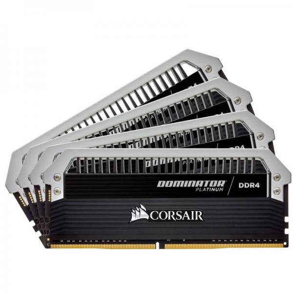 CORSAIR CMD64GX4M4C3000C15 Desktop Ram Dominator Platinum Series - 64GB (16GBx4) DDR4 3000MHz