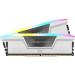 Corsair Vengeance RGB 32GB (16GBx2) DDR5 6000MHz Ram (White)