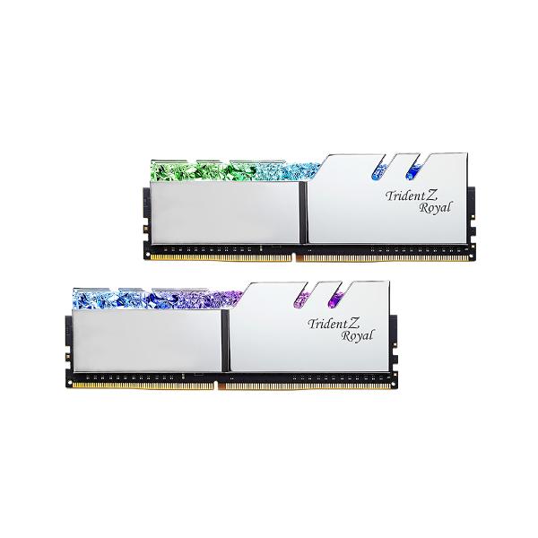 G.Skill F4-3600C16D-16GTRSC Desktop Ram Trident Z Royal Series 16GB (8GBx2) DDR4 3600MHz RGB