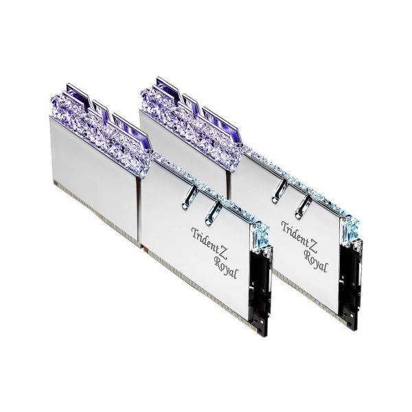 G.Skill F4-3600C19D-32GTRS Desktop Ram Trident Z Royal Series 32GB (16GBx2) DDR4 3600MHz RGB