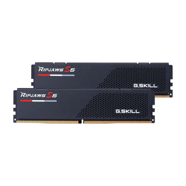 G.Skill F5-5200J3636C16GX2-RS5K Desktop Ram Ripjaws S5 Series 32GB (16GBx2) DDR5 5200MHz (Matte Black)