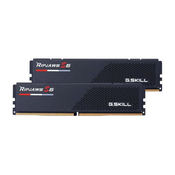 G.Skill F5-5200J4040A16GX2-RS5K Desktop Ram Ripjaws S5 Series 32GB (16GBx2) DDR5 5200MHz (Matte Black)