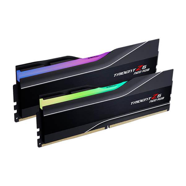 G.Skill Trident Z5 Neo RGB 64GB (32GBx2) DDR5 6000MHz Desktop RAM (Matte Black)