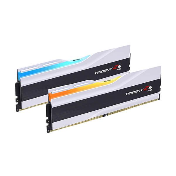 G.Skill Trident Z5 RGB 32GB (16GBx2) DDR5 6000MHz Desktop RAM (Matte White)