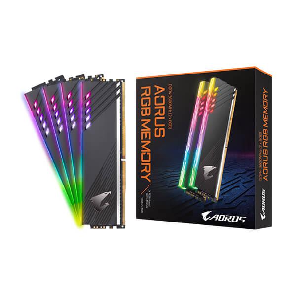 Gigabyte GP-AR36C18S8K2HU416RD Desktop Ram Aorus RGB Series 16GB (8GBx2) DDR4 3600MHz RGB (With Demo Kit)