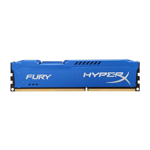HyperX Fury Blue 8GB (8GB x 1) DDR3 1600 MHz Desktop Memory
