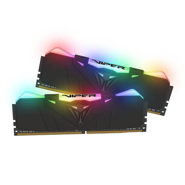 Patriot Viper RGB 16GB (8GBX2) DDR4 3200MHz Desktop RAM (Black)