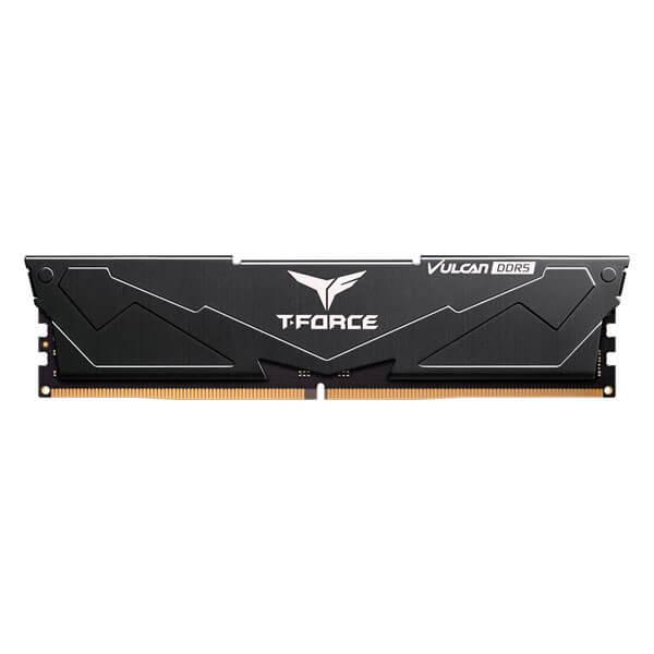 TeamGroup T-Force Vulcan 32GB (32GBx1) DDR5 5200MHz Desktop Ram (Black)