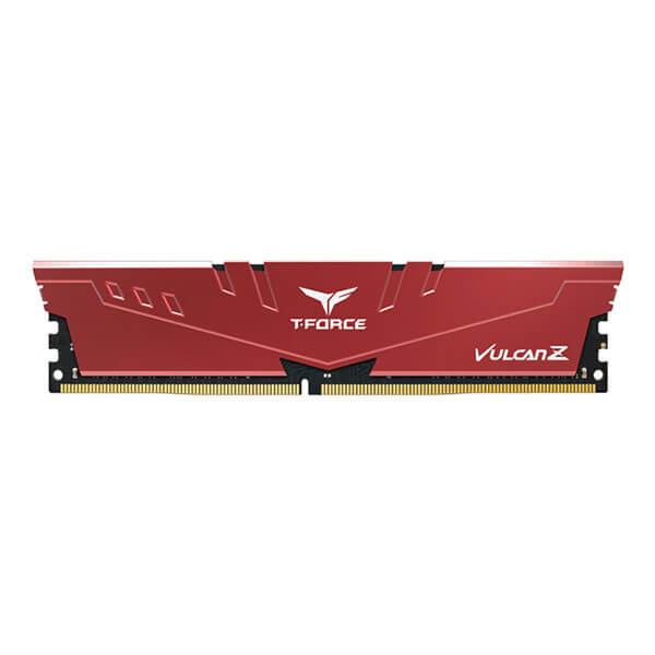 TeamGroup T-Force Vulcan Z 16GB (16GBx1) DDR4 3600MHz Desktop RAM (Red)