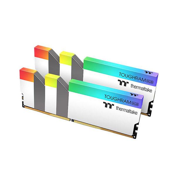Thermaltake R022D408GX2-4400C19A Desktop Ram TOUGHRAM RGB Series 16GB (8GBx2) DDR4 4400MHz (White)