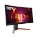 BenQ MOBIUZ EX3415R - 34 Inch Curved Gaming Monitor (1900R Curved, AMD FreeSync Premium, HDR400, 1ms Response Time, 144Hz Refresh Rate, Frameless, UWQHD IPS Panel, HDMI, DisplayPort, Speakers)