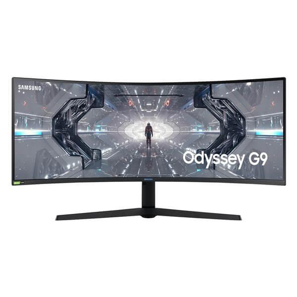 Samsung Odyssey G9 LC49G95TSSWXXL - 49 Inch Curved Gaming Monitor (1000R Curved, AMD FreeSync Premium Pro, HDR, 1ms Response Time, 240Hz Refresh Rate, Frameless, DQHD VA Panel, HDMI, DisplayPort)