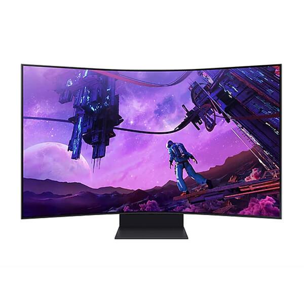 Samsung Odyssey Ark LS55BG970NWXXL - 55 Inch Gaming Monitor (1000R Curved, AMD FreeSync Premium Pro, HDR 10+, 1ms Response Time, 165Hz Refresh Rate, UHD VA Panel, HDMI, Speaker)