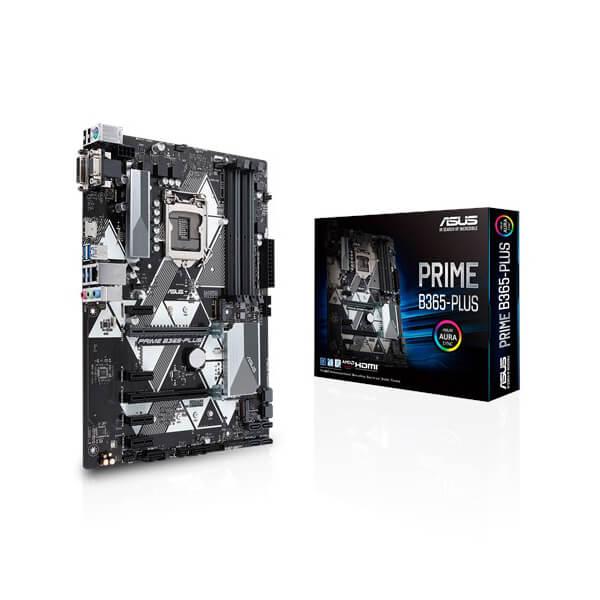 ASUS PRIME B365-PLUS Motherboard (Intel Socket 1151/9th And 8th Generation Core Series CPU/Max 64GB DDR4 2666MHz Memory)