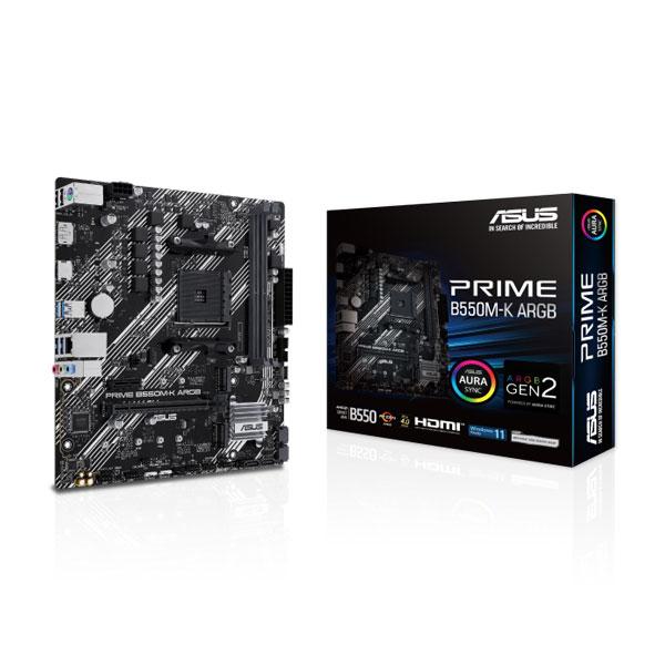 Asus Prime B550M-K ARGB Motherboard