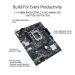 Asus Prime H610M-E D4 Motherboard (Intel Socket 1700/12th Generation Core Series CPU/Max 64GB DDR4 3200MHz Memory)