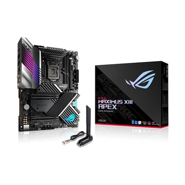 Asus ROG Maximus XIII Apex (Wi-Fi) Motherboard (Intel Socket 1200/11th And 10th Generation Core Series CPU/Max 128GB DDR4 5333 MHz Memory)