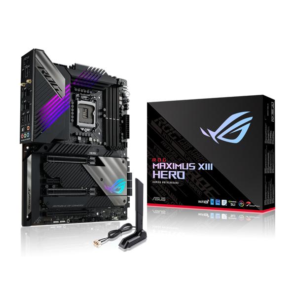 Asus ROG Maximus XIII Hero (WIFI) Motherboard (Intel Socket 1200/11th and 10th Generation Core Series CPU/Max 128GB DDR4 5333MHz Memory)
