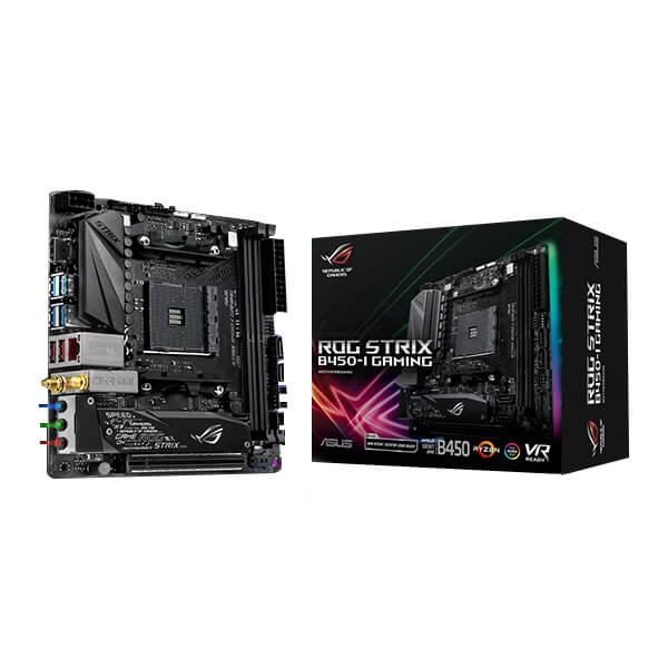 ASUS ROG STRIX B450-I GAMING (Wi-Fi) Motherboard (AMD Socket AM4/Ryzen  Series CPU/Max 64GB DDR4 3600MHz Memory)