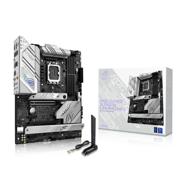 Asus ROG Strix B760-A Gaming WIFI Motherboard (Intel Socket 1700/13th and  12th Generation Core Series CPU/Max 192GB DDR5 7800MHz Memory)
