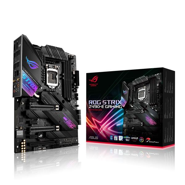 ASUS ROG Strix Z490-E Gaming (Wi-Fi) Motherboard (Intel Socket 1200/10th Generation Core Series CPU/Max 128GB DDR4-4600MHz Memory)