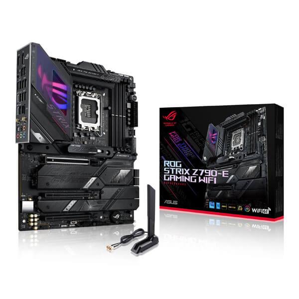 Asus ROG Strix Z790-E Gaming WIFI Motherboard (Intel Socket 1700/14th, 13th and 12th Generation Core Series CPU/Max 128GB DDR5 7800MHz Memory)